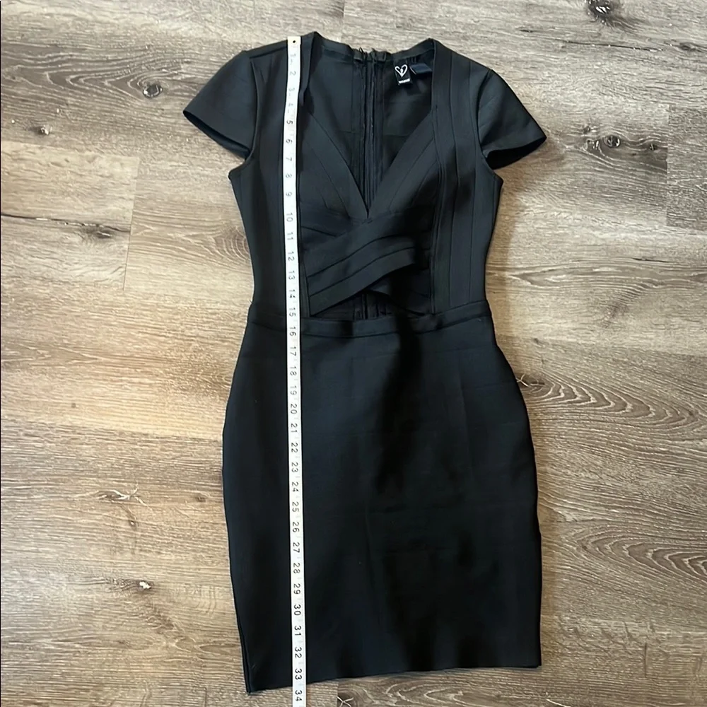 Black Cut-Out Bandage Dress - Picture 6 of 8